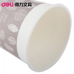 得力 9563加厚纸杯 100只装 一次性纸杯 不易变形 250ml