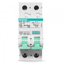 西门子 漏电保护器 1P+N 16A 5SU93561CR16