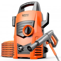 亿力 YLQ4435-90A 清洗机 家用洗车机 高压清洗机 220v 橙色