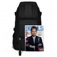 力开力朗  户外休闲多功能双肩背包登山包旅行包 062 黑色 45L