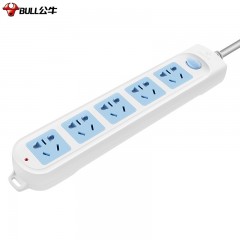公牛 新国标插座 插线板/插排/排插/接线板/拖线板 5位总控全长3米  GN-602