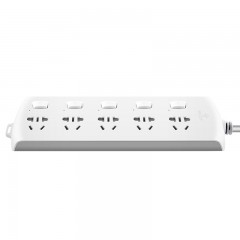 公牛 新国标分控插座/插线板/插排/排插/接线板/拖线板 5位分控全长1.8米 独立开关 GN-B2053