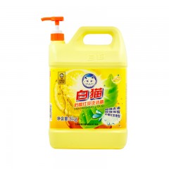 白猫柠檬红茶洗洁精5kg