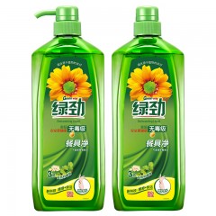 绿劲 餐具净 天然柠檬草 双支装 1.28kg×2 妈妈1选
