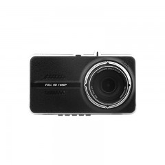 智擎 ZH400 行车记录仪双镜头带电子狗高清夜视倒车影像隐藏式停车监控 4.0英寸 黑色 (台)