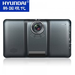 现代/Hyundai  H-60 汽车用品 现代H60汽车7寸便携式货车GPS导航仪行车记录仪电子狗测速一体机 导航仪 黑色