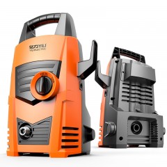 亿力 YLQ4435-90A 清洗机 家用洗车机 高压清洗机 220v 橙色