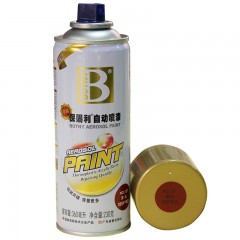 保赐利 自动喷漆汽车漆摩托漆涂鸦喷漆罐墙面轮毂漆 金装230g B-1924 137#深红色