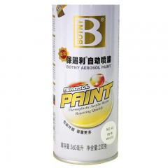 保赐利 自动喷漆汽车漆摩托漆涂鸦喷漆罐墙面轮毂漆 金装230g B-1924 40#白色