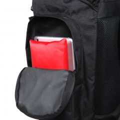 顿巴纵队 户外背包登山包 大容量双肩包 旅游徒步防水牛津带魔术贴旅行背囊 65L黑色