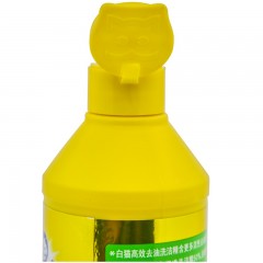 白猫 WhiteCat 去油高效洗洁精 500g/瓶 30瓶/箱（实际单位：瓶）