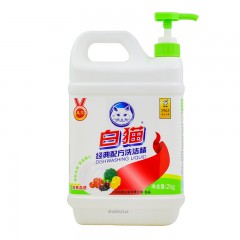 白猫 经典配方洗洁精(新泵)2000g