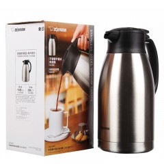 象印1900ml不锈钢真空保温瓶家用办公咖啡水壶SH-HA19C-XA