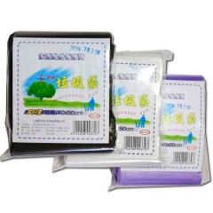 舒润 垃圾袋（黑白紫三色随机发货) 40厘米*50厘米 30只/卷 3卷/包