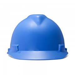 梅思安 MSA 标准型安全帽 10172905 (蓝色) （顶部无透气孔 ）（实际单位：顶）