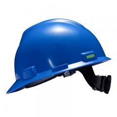 梅思安 MSA 标准型安全帽 10172905 (蓝色) （顶部无透气孔 ）（实际单位：顶）