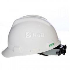 梅思安 MSA 标准型安全帽 10172901 (白色) （顶部无透气孔 ）（实际单位：顶）