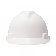 梅思安 MSA 标准型安全帽 10172901 (白色) （顶部无透气孔 ）（实际单位：顶）