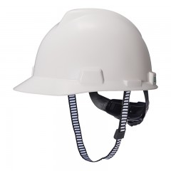 梅思安 MSA 标准型安全帽 10172901 (白色) （顶部无透气孔 ）（实际单位：顶）