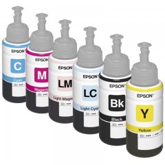 爱普生/Epson   墨仓式打印机原装六色染料墨水 适用L810/850/1800等