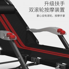 享趣新品加固扁管按摩扶手办公室成人午睡床午休床单人折叠床便携