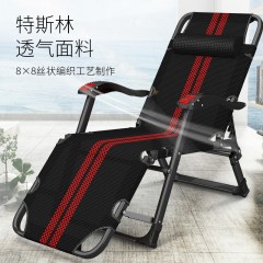 享趣新品加固扁管按摩扶手办公室成人午睡床午休床单人折叠床便携