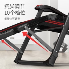 享趣新品加固扁管按摩扶手办公室成人午睡床午休床单人折叠床便携