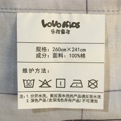 lovo 家纺四件套件床上用品儿童卡通全棉纯棉