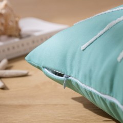 LOVO 罗莱生活出品床品高档毛巾绣系列抱枕靠枕套/靠垫芯