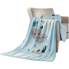 LOVO 法兰绒毯床品儿童单人卡通毯子办公室午睡毯