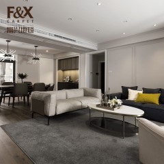 富兴 地毯卧室满铺定制房间长毛客厅茶几毯卧室飘窗塌塌米北欧纯色简约