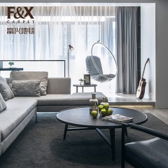 富兴 地毯卧室满铺定制房间长毛客厅茶几毯卧室飘窗塌塌米北欧纯色简约