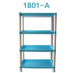 茶花 塑料收纳架多层浴室卫生间置物架落地杂物整理架储物架置物架