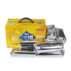 闲趣 饼干1080g礼盒装整箱大礼包休闲零食薄脆饼干