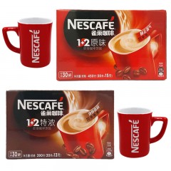 雀巢  咖啡1+2原味+特浓礼盒装（可冲60杯）