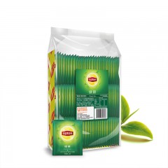 Lipton/立顿 绿茶一次性袋泡茶办公酒店客房独立包铝箔茶包80包*2g