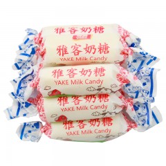 雅客 大奶糖喜糖批发散装 500g结婚庆牛奶糖零食软糖果