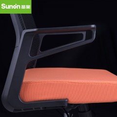 圣奥 可升降电脑椅家用 人体工学现代简约办公椅靠背转椅