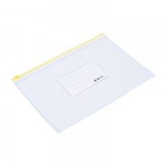 晨光 拉边袋文件袋资料袋A4/A5透明试卷收纳10只装ADM95215