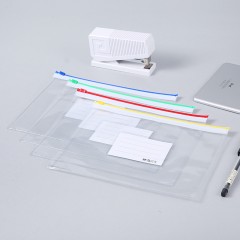 晨光 拉边袋文件袋资料袋A4/A5透明试卷收纳10只装ADM95215