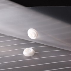 齐心 c318 加厚透明按扣袋A4钮扣袋档案袋资料袋