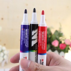 晨光 白板笔易擦办公用品红黑蓝色白板可擦笔大容量记号笔