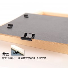 朗格 实木照片墙 清新小鸟墙贴相框组合 相框墙 相片墙 HD-500