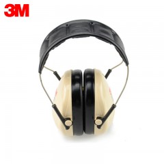 3M H6A耳罩 专业防噪音睡眠降噪学习防护静音飞机工业隔音耳罩
