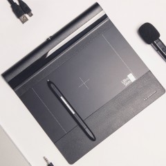 汉王 手写板Q先锋+语音版 电脑手写大屏老人写字板 语音录入手写板