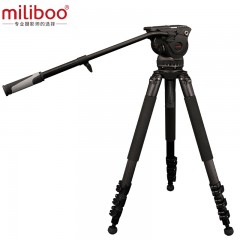 miliboo/米泊 碳纤维100碗电影级三脚架10档动态平衡含云台套装 M15T