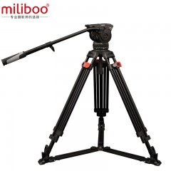 miliboo/米泊 单反摄影摄像机三脚架带液压云台便携铝合金角 M18DT