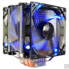 超频三 东海X6 CPU散热器多平台/5热管/温控/12静音扇