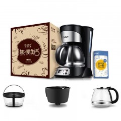 东菱/Donlim 美式滴漏式全自动小型咖啡机  DL-KF300