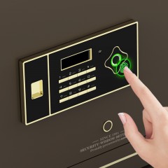 艾谱 智能指纹保险箱入墙全钢床头柜 FDX-A/D-30LRZW